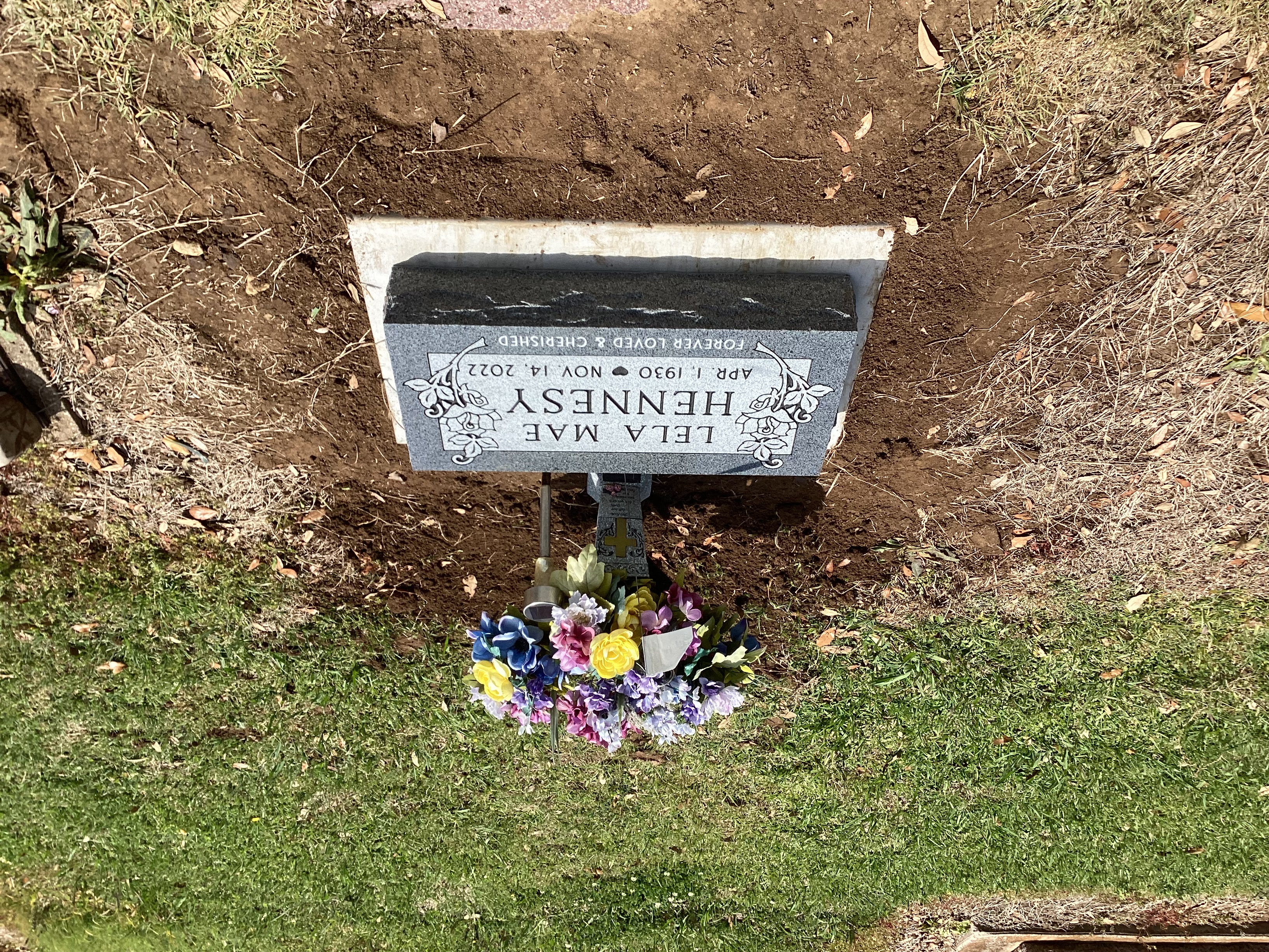 Slate Grey Monument - Fairview Cemetery, Gainesville TX