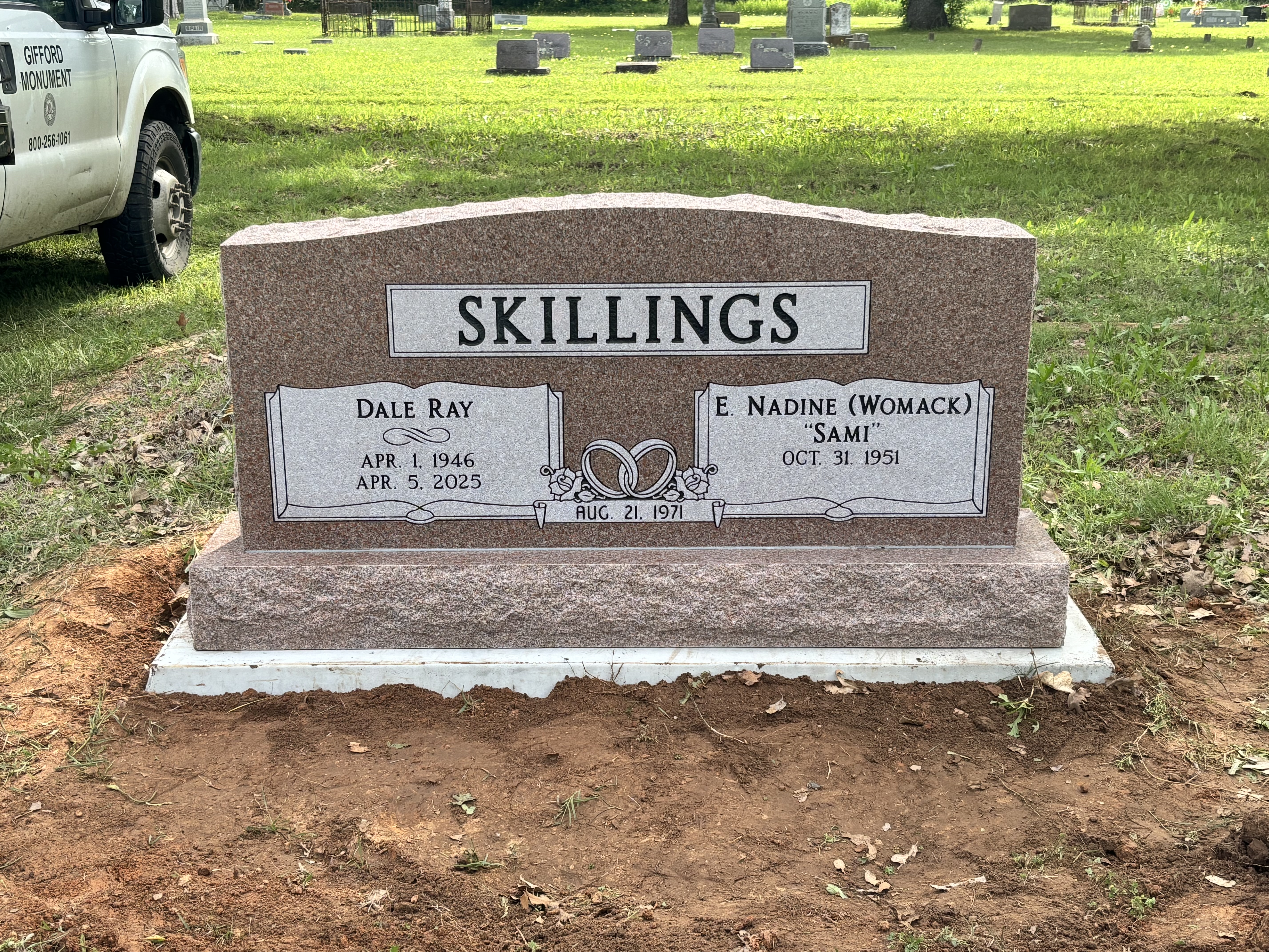 Morning Rose Monument - Whitebead Cemetery, Pauls Valley OK