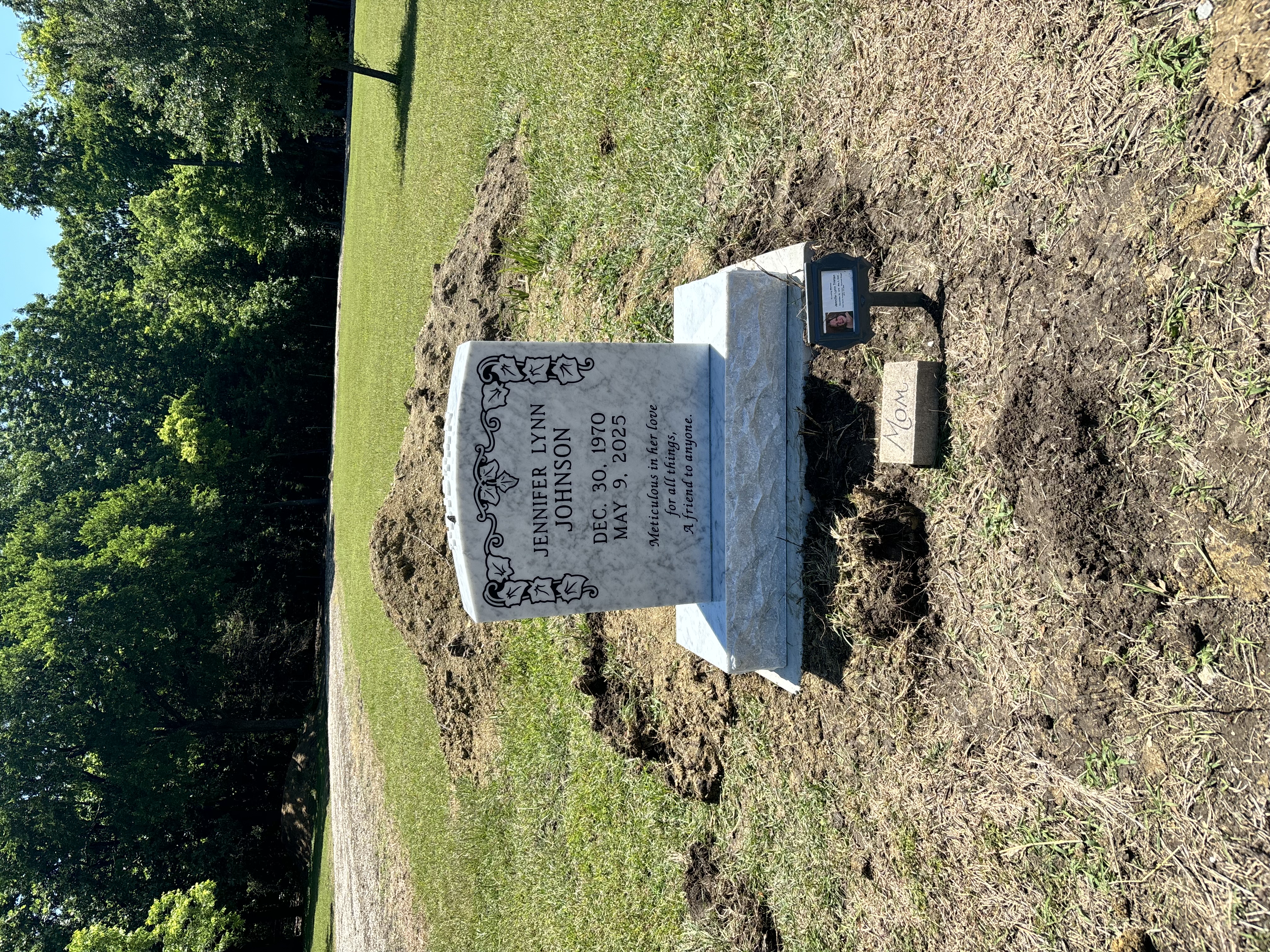 Bianco carrara Monument - Parker Cemetery, Rockwall TX