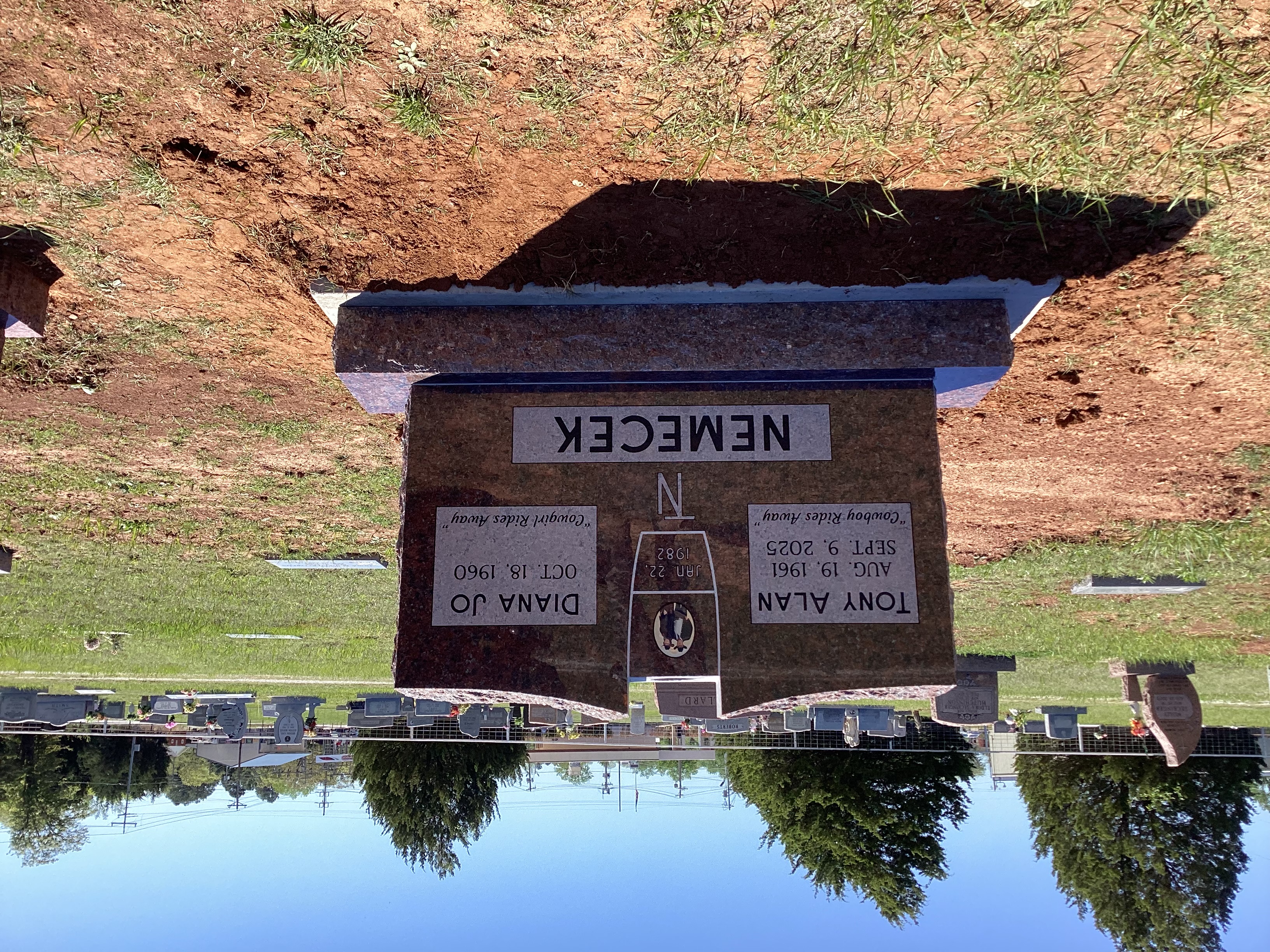 Monument - New Bethel Cemetery, Ada OK