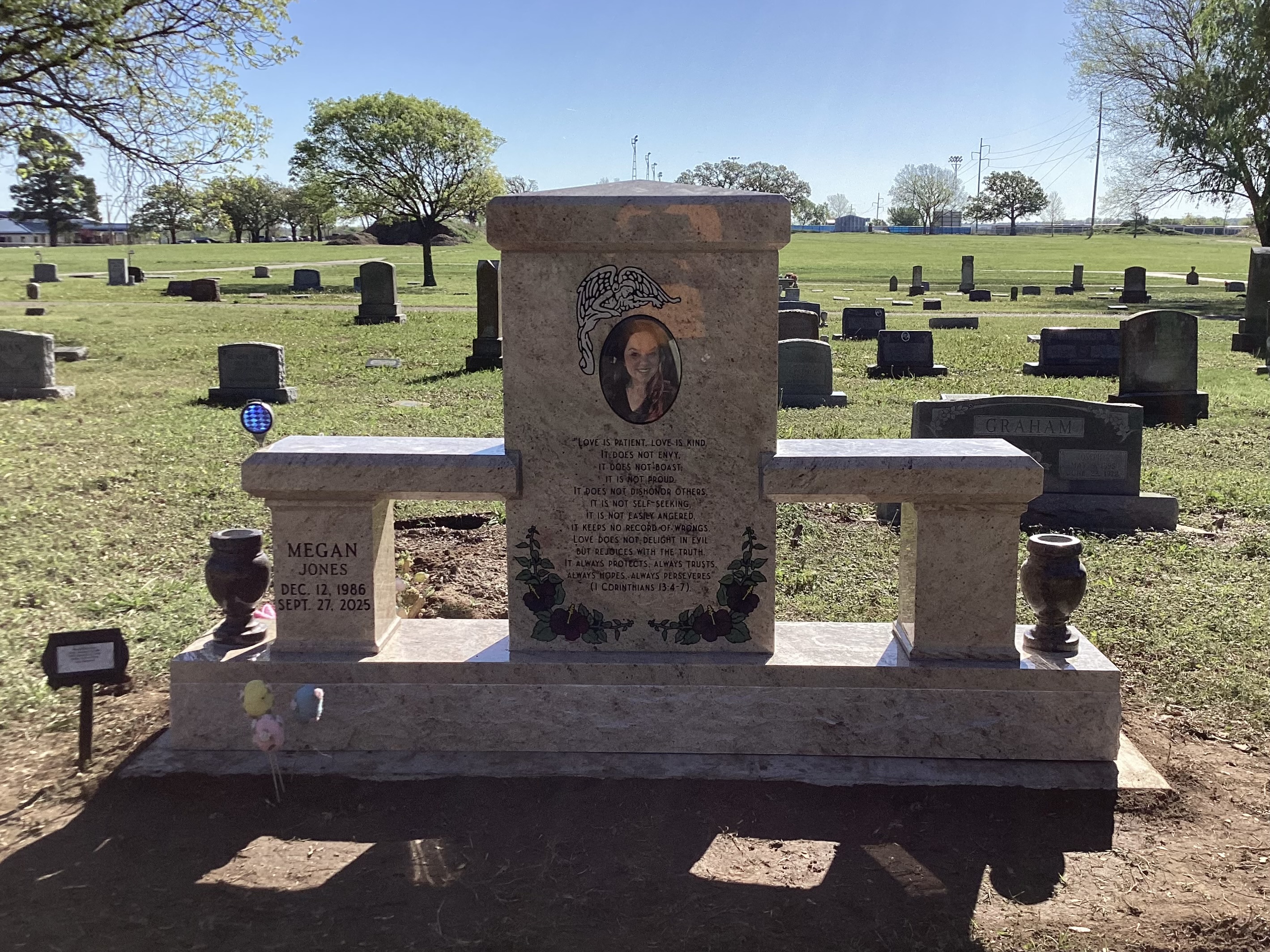 Monument - Rosedale Cemetery, Ada OK