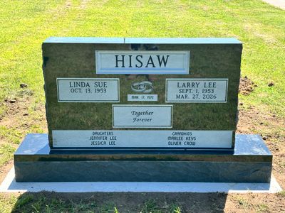 Top black Monument - Rosedale Cemetery, Ada OK