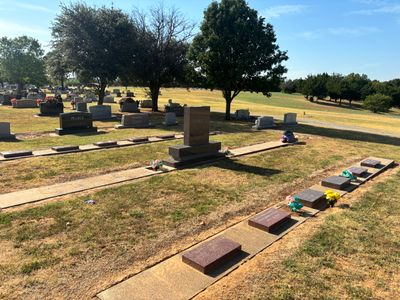 Indian red(PG red) Monument - Mount Olivet Cemetery, Pauls Valley OK