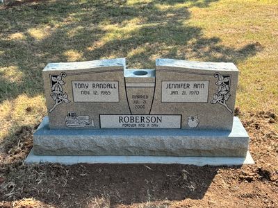 Georgia Grey Monument - Dolberg Baptist Cemetery, Roff OK