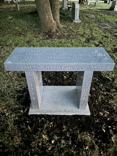 Georgia Gray Monument - Frankford Cemetery, Dallas TX