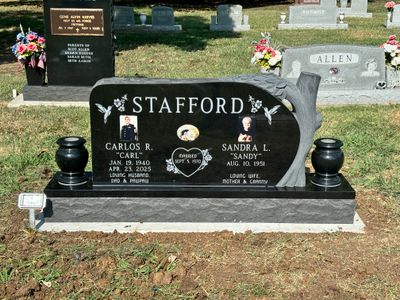 Top black Monument - Rosedale Cemetery, Ada OK