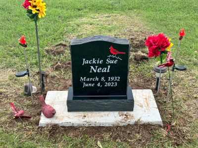 Top black Monument - Oaklawn Cemetery, Sulphur OK